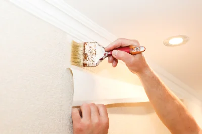 Pose de papier peint à Bussy — revêtements muraux et toiles de verre